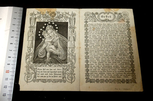 Andachtsbild holy card - holy,
