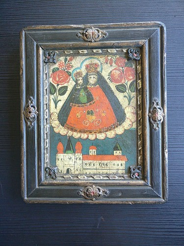 Altes bild muttergottes von - bild,