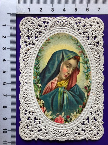 Spitzenbild heilige maria - spitzenbild,