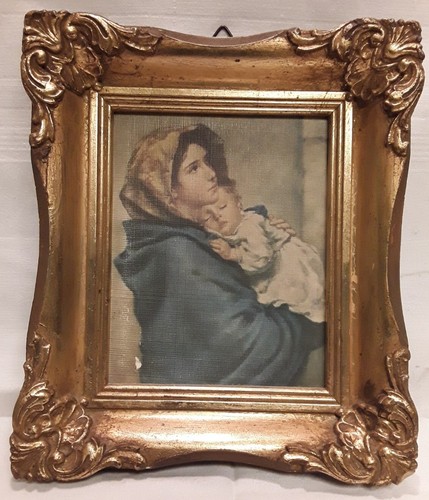 Heiligenbild maria mit - mit, kind