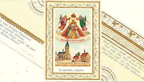 Andachtsbild wallfahrt maria - wallfahrt, ,maria
