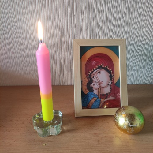 Maria mit jesus ikonenbild - maria,