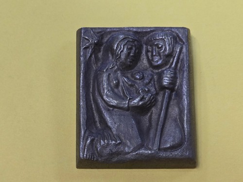 Heilige familie relief - relief, maria