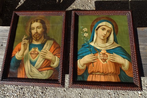 1920 paar 47x37cm - paar,