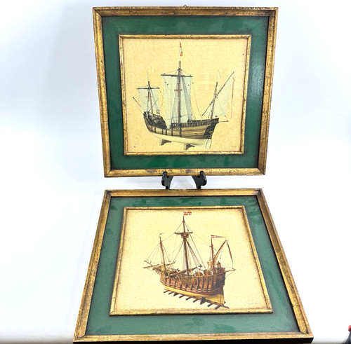 Vintage schiffsbild pinta - schiffsbild,