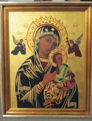Altes bild ikone madonna maria - ikone,