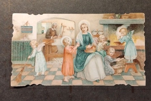 Heiligenbild maria engel josef - engel,