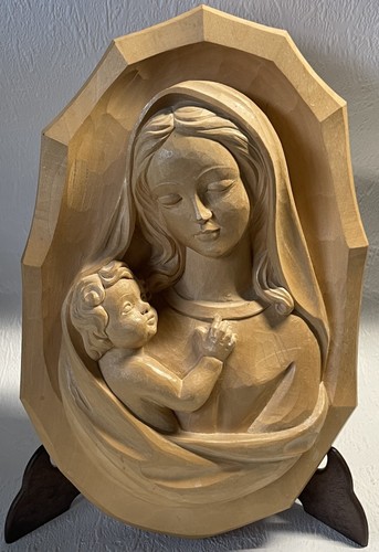 Religiöses wandbild maria - wandbild, „maria