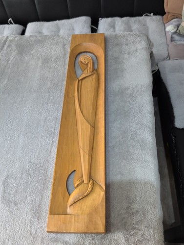 Großes holzrelief maria - großes,