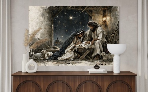 Leinwandbild heilige familie - leinwandbild,