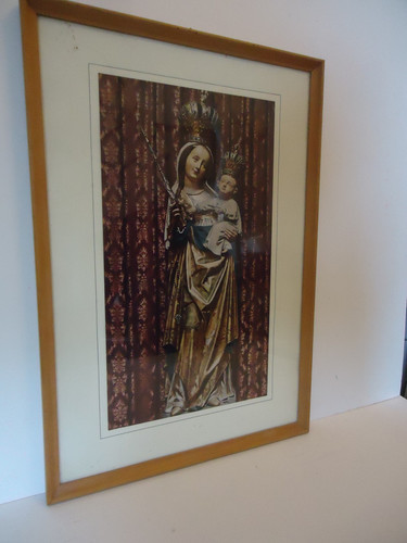 Heiligenbild maria mit kind - maria,