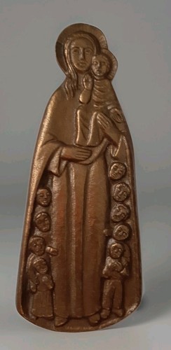 Schutzmantelmadonna bronze - schutzmantelmadonna,