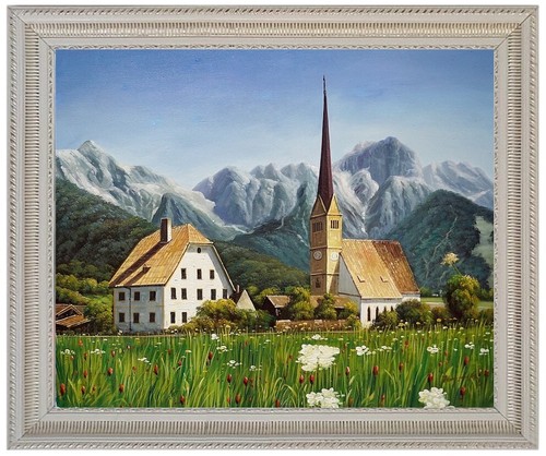 ölbild gemälde maria alm - gemälde,,