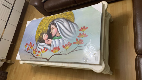 Maria mit kind wandbilder - maria,